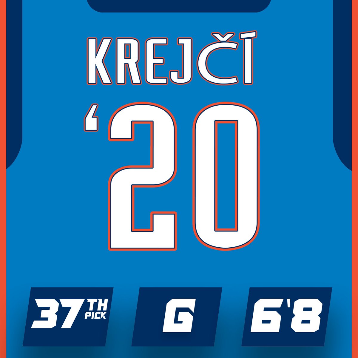 It's official! The Thunder have acquired the draft rights to the 37th overall pick, Vít Krejčí 😃
@okcthunder | #ThunderUp https://t.co/qCIDyjKU44