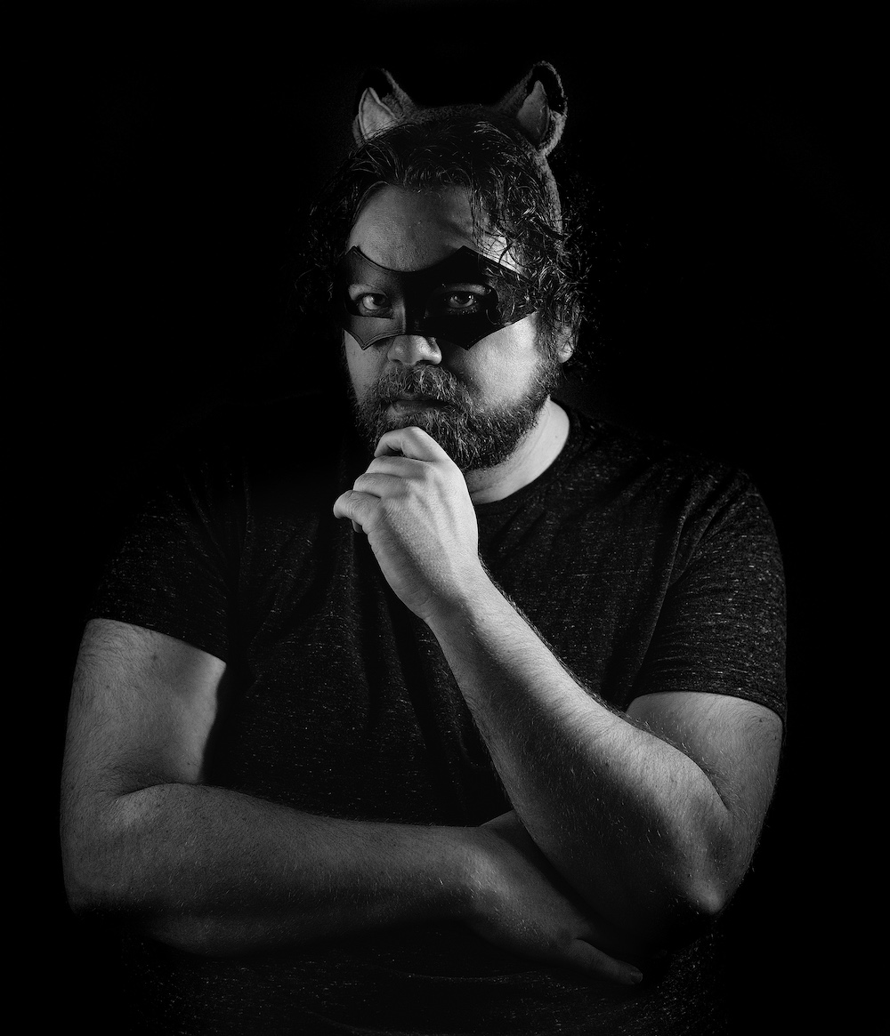 PonchoRebound's tweet photo. I recently sat for a portrait session with @PeaceLoveNGames. This was the creative brief I gave her:

"I want the photos to look like the pretentious portraits that accompany profiles of thought leaders in expensive magazines nobody reads."

I think she nailed it... https://t.co/lCUSfLwUdO