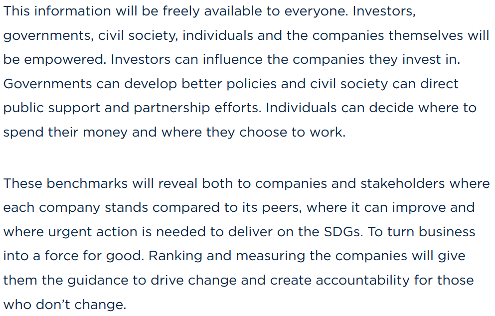 Join the  #greenwashing? Become a "keystone company" & get rewards! #Refuse to play the game according to their rules? DOOM! The WBA will "create  #accountability for those who don’t change" - in other words, prepare to be stigmatized & vilified 