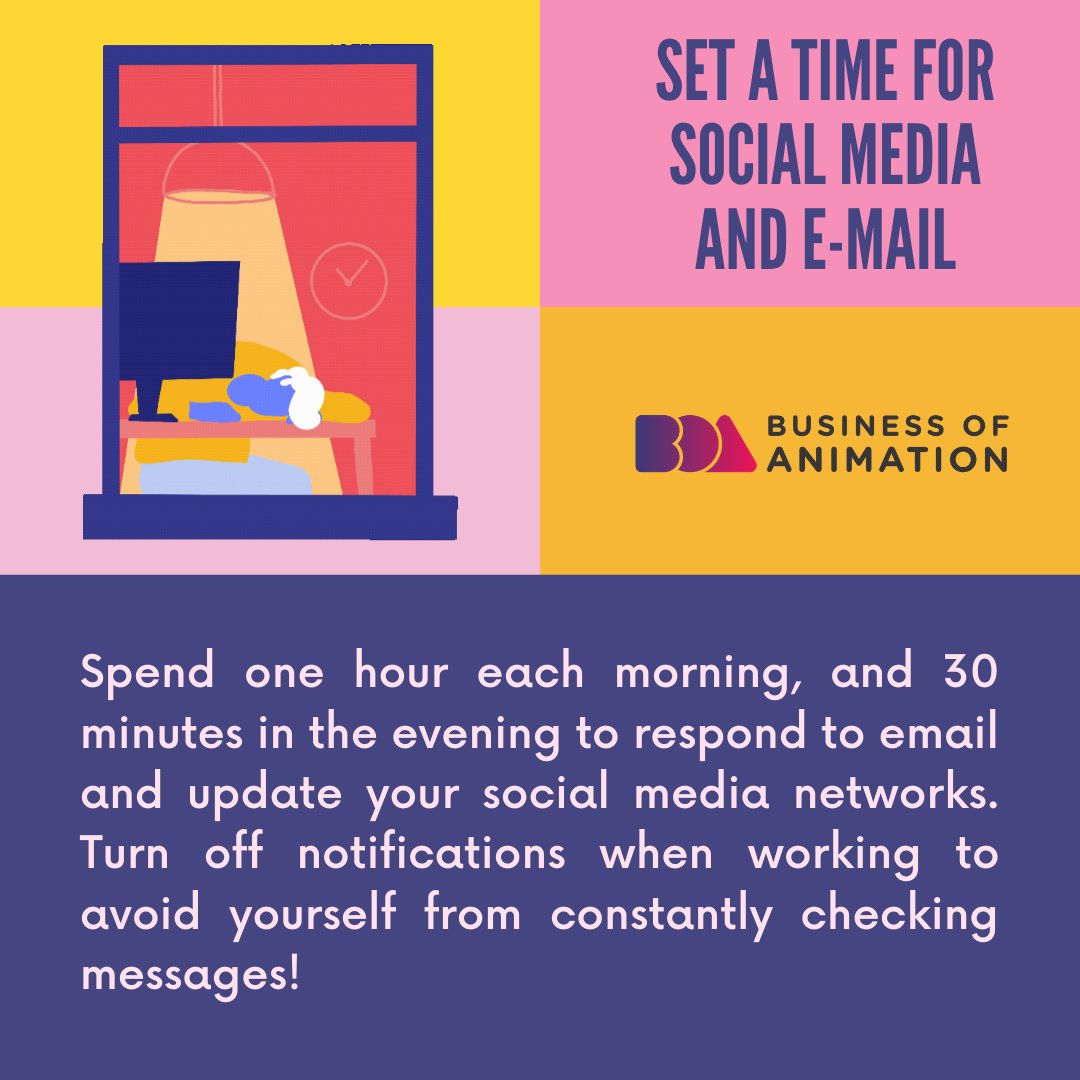 animationbiz's tweet photo. 4 Tips to Organize Your Freelance Animation Business

1. Keep Updated Spreadsheets of Expenses &amp; Income
2. Set a Time for Social Media and E-Mail
3. Have a Daily Schedule
4. Make your Workspace Zen

#animatorscheduletoday #animatorworkschedule
#AnimationStudio https://t.co/KnRMOKSCPj