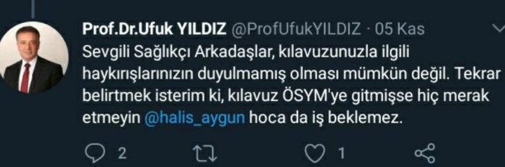 Aylardır verilen söz tutulsun 
<a href="/drfahrettinkoca/">Dr. Fahrettin Koca</a>
 
<a href="/saglikbakanligi/">T.C. Sağlık Bakanlığı</a>
 
<a href="/RTErdogan/">Recep Tayyip Erdoğan</a>
 
<a href="/dralpmese/">Emine Alp Meşe🇹🇷</a>
 
<a href="/halileldemir/">Halil ELDEMiR</a>
 
<a href="/suayipbirinci/">Doç. Dr. Şuayıp Birinci</a>
 
<a href="/DrRecepAkdag/">Recep Akdağ</a>
 
<a href="/halis_aygun/">Prof.Dr.Halis AYGÜN🇹🇷</a>
 
<a href="/OSYMbaskanligi/">ÖSYM</a>
  
<a href="/DrRecepAkdag/">Recep Akdağ</a>
 
<a href="/eczburhan/">Burhanettin Bulut</a>
 
<a href="/seferaycan/">Prof. Dr. Sefer Aycan</a>
 
<a href="/CetinOsmanBudak/">Çetin Osman Budak</a>
 
  #ÖSYMSağlıkçıyaYarınKılavuz