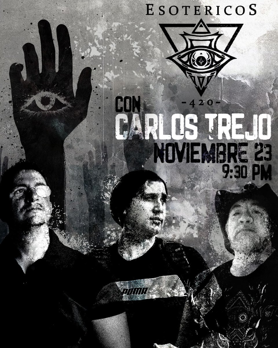ALKAPONE's tweet photo. Nos vemos el lunes para #Esotericos420, vamos a tener un super invitado, al único y original Carlos Trejo!!! 

Me preocupa @SkyshockGG, su nivel de groupie será incontrolable!! https://t.co/uisiJCXWUh