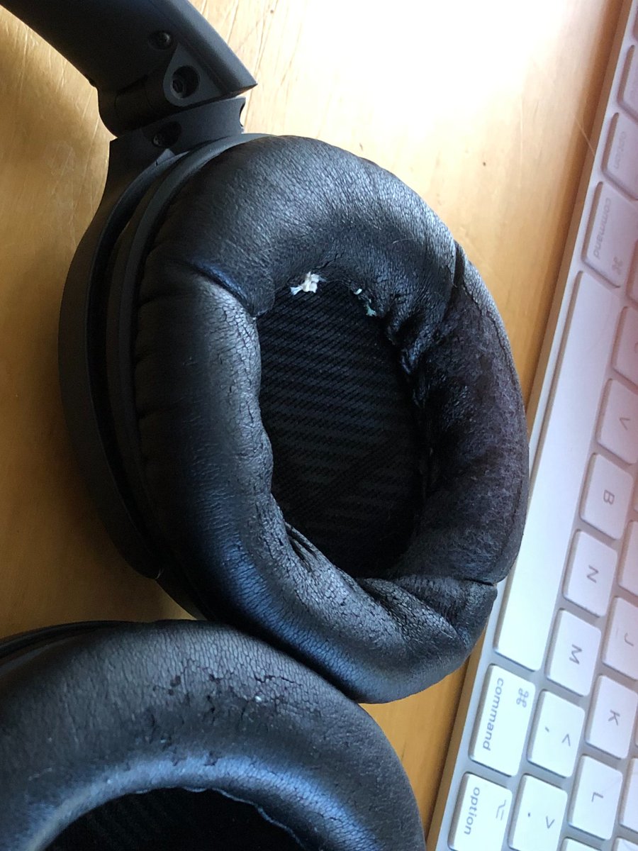 NFBrazeau's tweet photo. When you text your future wife and ask her to save your noise-cancelling headphones for your battle against the leaf-blowers: "Oh, yeah, I can throw a few stitches for that". @RittKate #OBGYNsarebosses https://t.co/4f8RnJmkaJ