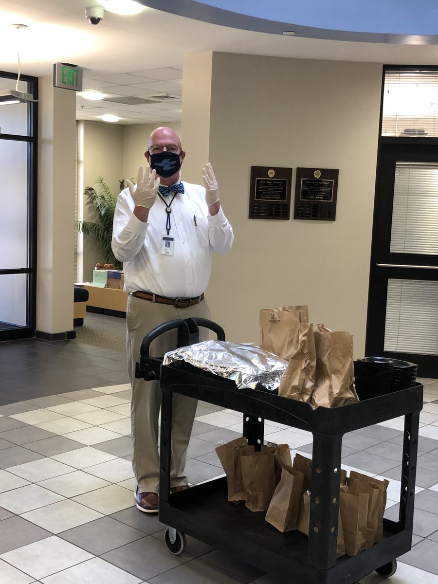 Our teachers always go above & beyond, but in this time, that phrase does not do it justice. Take a moment to let your teachers know how much you appreciate them! Teachers, we hope you enjoy your lunch! We are so thankful for you. #mcslearn #proudtobeajet #thankateacher
