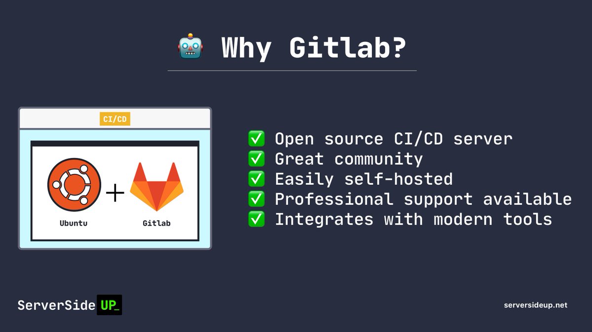 This is why we are choosing  @gitlab to be the core of everything.It has a great community, wonderful integrations with modern tools, and can easily be self-hosted if needed.Gitlab aligns with our core values:Always have control of your dataNever sacrifice privacy