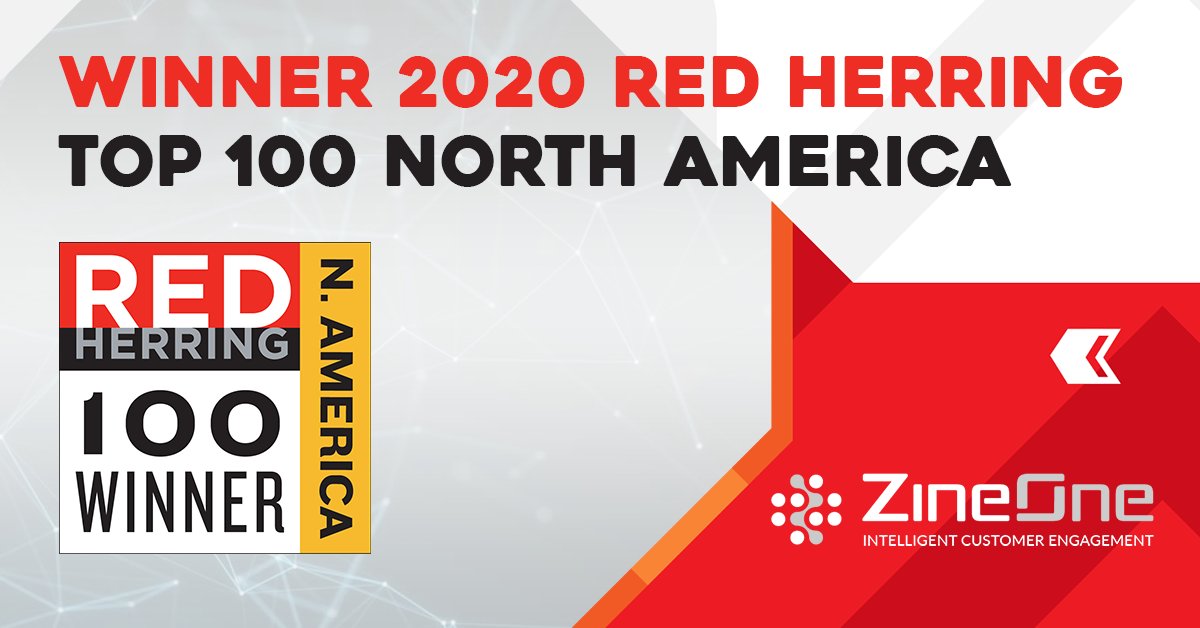 @Zine_One has been named to 2020 Red Herring Top 100 North America! This is a big day for our team and totally well deserved 🙌 <a href="/digitalherring/">Red Herring</a> 

#Celebration #Awards #WINNER #PredictiveAnalytics