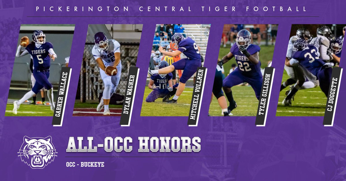 PCTigerFootball's tweet photo. Pickerington Central Tiger Football 
All OCC Honors https://t.co/mC6SV92JGa