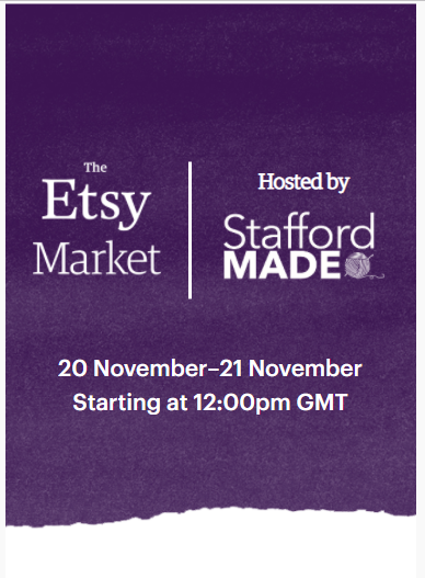 dear_ewe's tweet photo. Join us on 20-21 November for the @Etsy @staffordmade Market! Designed to bring you and your loved ones some holiday cheer!
https://t.co/F1wOucj6Qy 
@UKGiftHour
@HandmadeHour #StokeOnTrent #LovingStaffs #Staffordshire #EnjoyStaffs #whatsonstafford https://t.co/1BxCLG1qDu