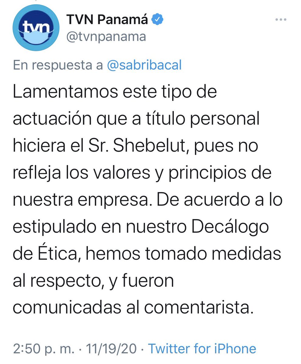 sabribacal's tweet photo. TVN Media se pronuncia. https://t.co/OODOSnUV0r
