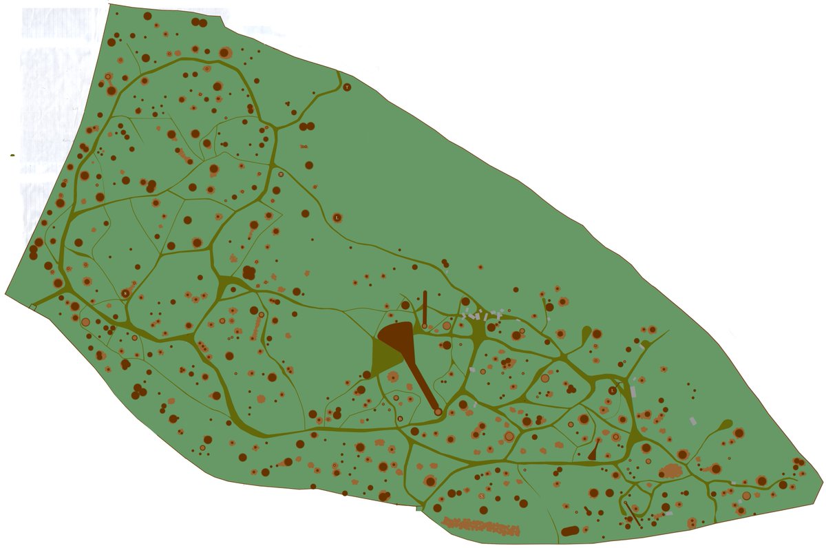 This section was open field, full of nettles, and was easily overgrown. It seems that one year it just got so overgrown that it didn't get trod back in by the dog walkers and BMXers.Finally, in the mid-'00s, a fallen tree completely totaled the cross-over section of the course.