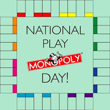 Play Monopoly Day. Most of us have spent a rainy day playing Monopoly. If you haven’t, now’s the time to try it. Dust off that old board game box, decide if you want to be the shoe or the thimble. #PlayMonopolyDay #pioneerinsurancegroup pioneerinsurancegroup.com