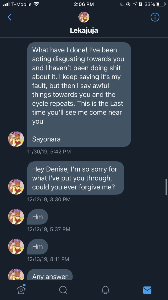 and for context, this guy is a straight up psycho!! Several weeks ago I blocked this account when I finally saw all these msgs. Yesterday I start getting eerily similar msgs 