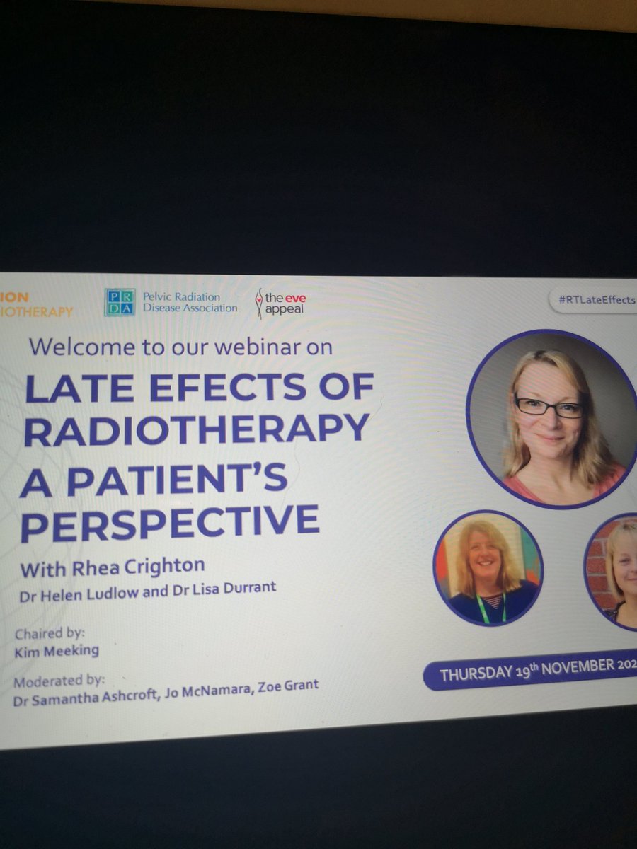 amazing webinar, informative and helpful for me personally as a patient who has suffered with extensive radiation damage, grateful I was able to tune in #RTLateEffects