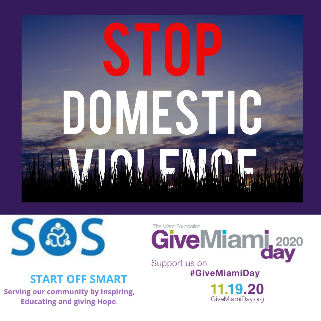 StartOffSmart's tweet image. help end violence!
#GiveMiamiDay2020