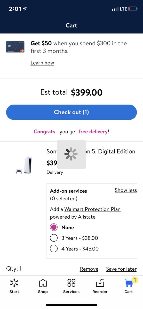 JROB_TheBarber's tweet photo. @Walmart This is trash look at the time then I get to check out can’t check out #PlayStation5 #ps5restock #PS5PreOrders #playstation5walmart https://t.co/XHnCSeWBbA
