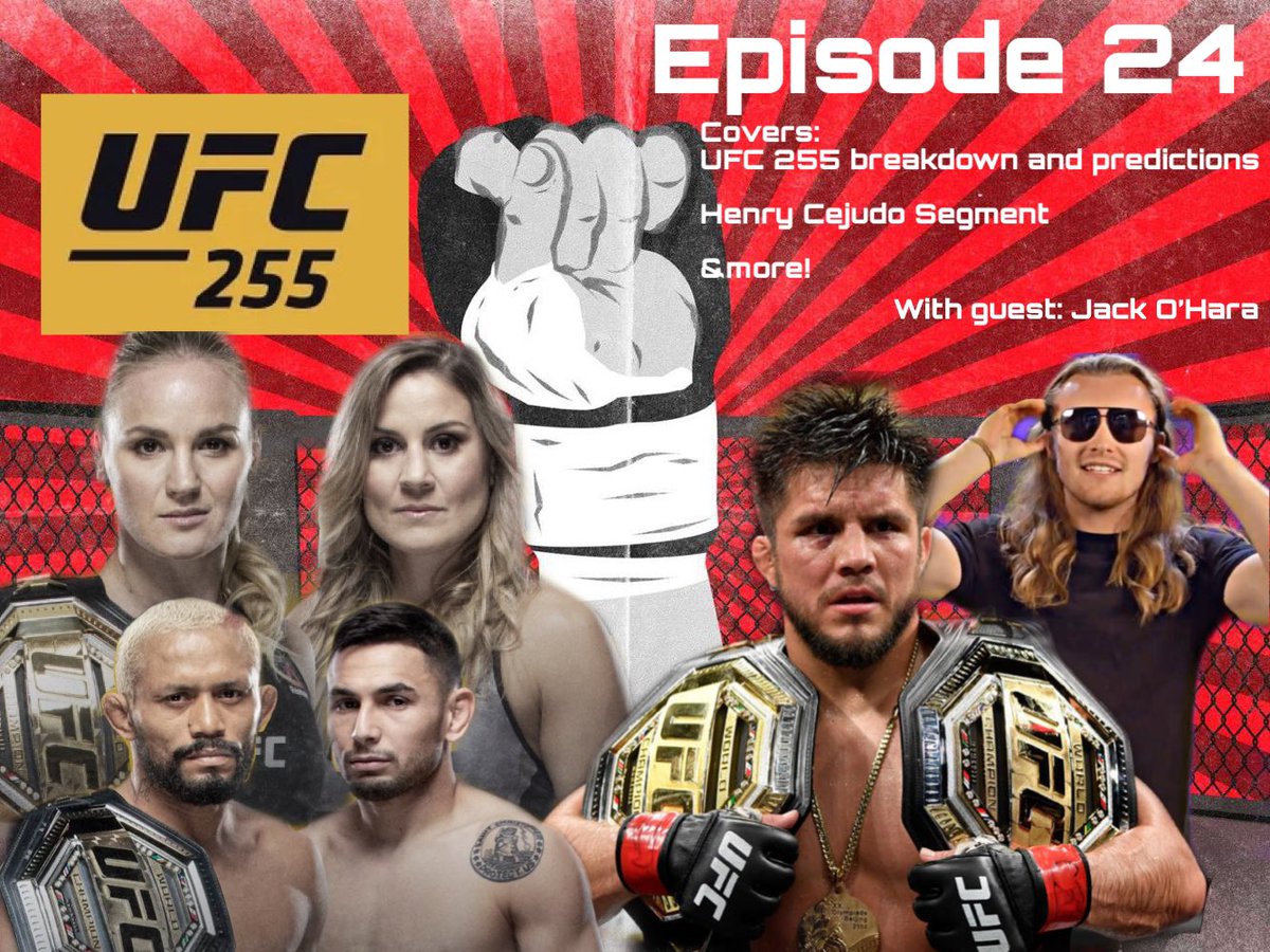 mike_battaglino's tweet image. Episode 24 is out! Talking UFC 255 breakdown and predictions with Jack O’Hara (@OShowPod)! A special segment from @HenryCejudo, Mike Tyson and more! podcasts.apple.com/us/podcast/the…

#UFC255 #UFC #MMA #MMATwitter #henrycejudo #MikeTyson #boxing #podcast #new #episode #ESPN
