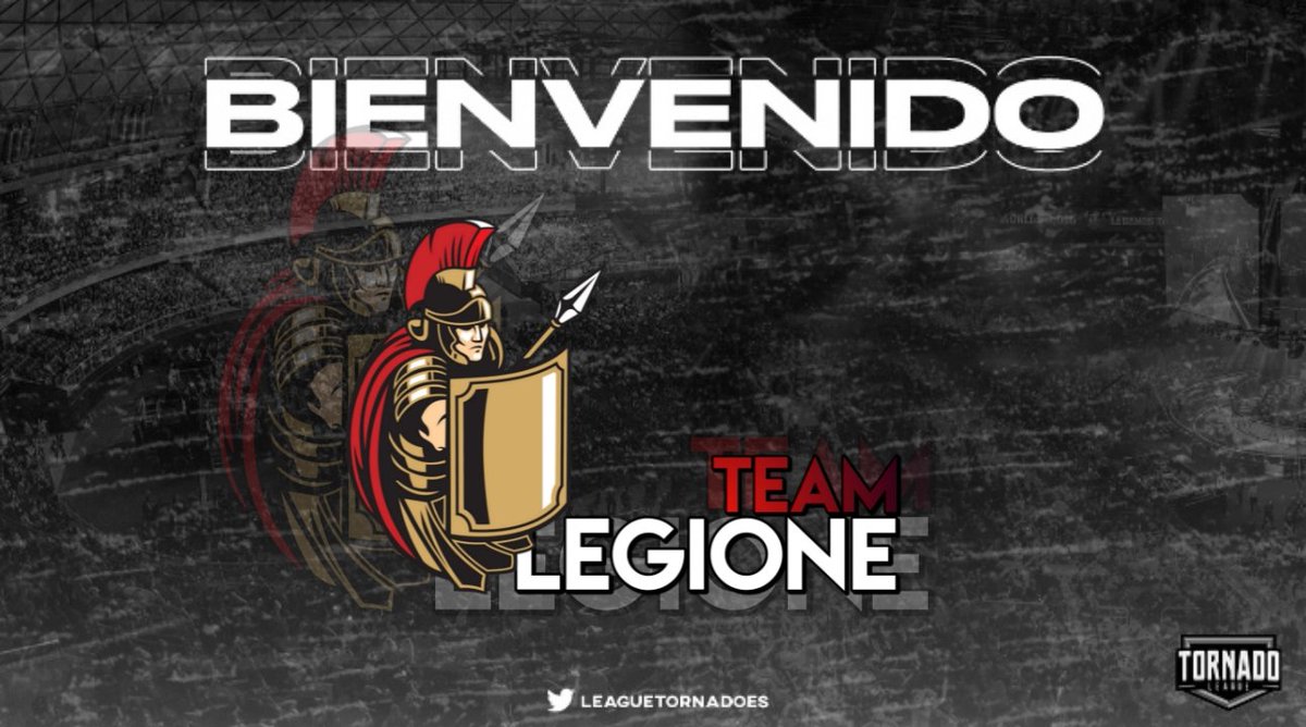 LeagueTornadoES's tweet photo. #TL11°| -PRESENTACIONES-

¡Bienvenidos 🇮🇹 @TeamLegione vienen a darlo todo en la #TL11°. ¡Mucha suerte en la competición!.

¿Serán ellos los que lograrán llevarse el título?. 💵 🏆 
(11/32) 
¿Quieres ser miembro de esta gran edición ? MD 📩 https://t.co/DrrHE8MZYu