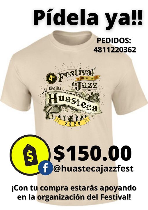 huastecajazzf's tweet photo. Compra tu playera. Diferentes tallas y estilos para H y M
¡¡Estarás apoyando en la organización del Festival 2020!!
Pedidos: 4811220362 https://t.co/stjs1IQjxu