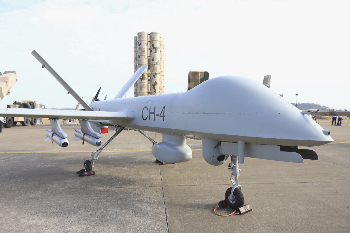 According to some media reports, Ethiopia has acquired Chinese-made CH-4 armed drones. However, we were not able to find evidence of their use nor their presence at known air bases through available satellite imagery. As always, we'll keep looking.  https://foreignpolicy.com/2018/05/10/china-trump-middle-east-drone-wars/