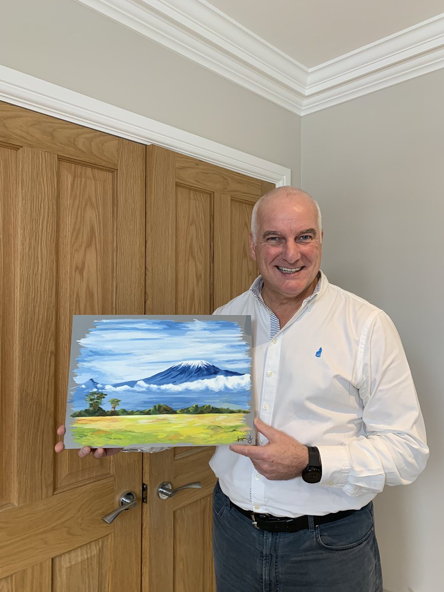 markarogers's tweet photo. What can I say about this quite unbelievable privilege, my amazing delivery today? My own commissioned painting by the incredible & inspirational @henryfraser0 #killi in memory of my late mother! @mssocietyuk @mssociety #acceptandadapt #littlebigthings #inspirational #loveit https://t.co/VzGBWlWes1