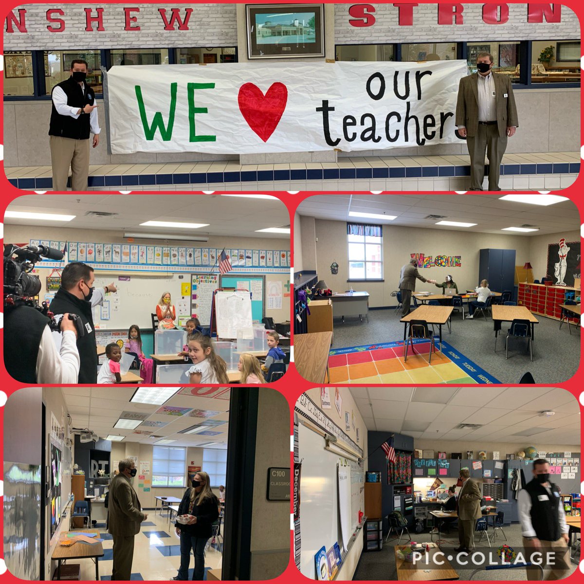Our #MyMISD community is showing us so much love &amp; appreciation! Canes Chicken for lunch hand delivered by City Councilman, Rick Franklin and Texas Legends, Malcom Farmer! #thanksforbeingmyteacher #MinshewStrong <a href="/MinshewColts1/">MinshewColts1</a> ❤️🐴💪🏾
