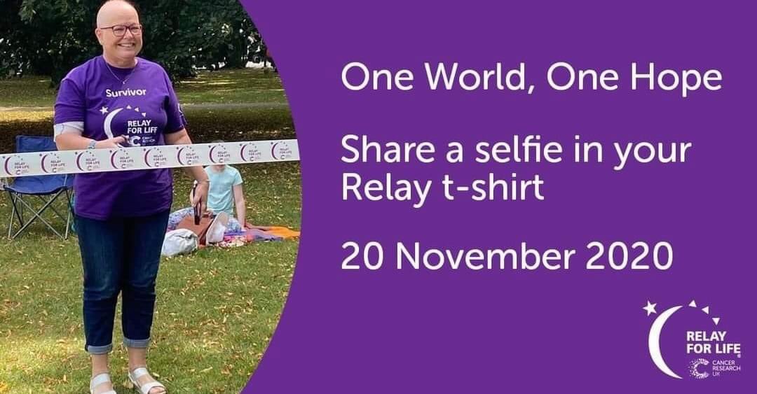 RelayLuton's tweet photo. This Friday 20 November, join Global @relayforlife as we unite with 2.1 million amazing Survivors, Caregivers, Volunteers, Teams, Sponsors and Staff from Relays around the world! 

Include the hashtags #RelayForLifeUK, #GlobalRelayForLife and #OneWorldOneHope in your post! https://t.co/6ffRkjgjyX