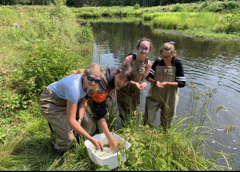 LSSU_CFRE's tweet photo. #TBT to sunny days and in-person summer camps! We are adapting for online k-12 classroom and summer programs, but nothing beats a great day in the field. 

*Pictures from 2019
#CFRE #LSSU #MyLakeState #LakerPride #ThisIsLakeState #Research #Education #Stewardship  #GreatLakes https://t.co/V2h2NERgJO