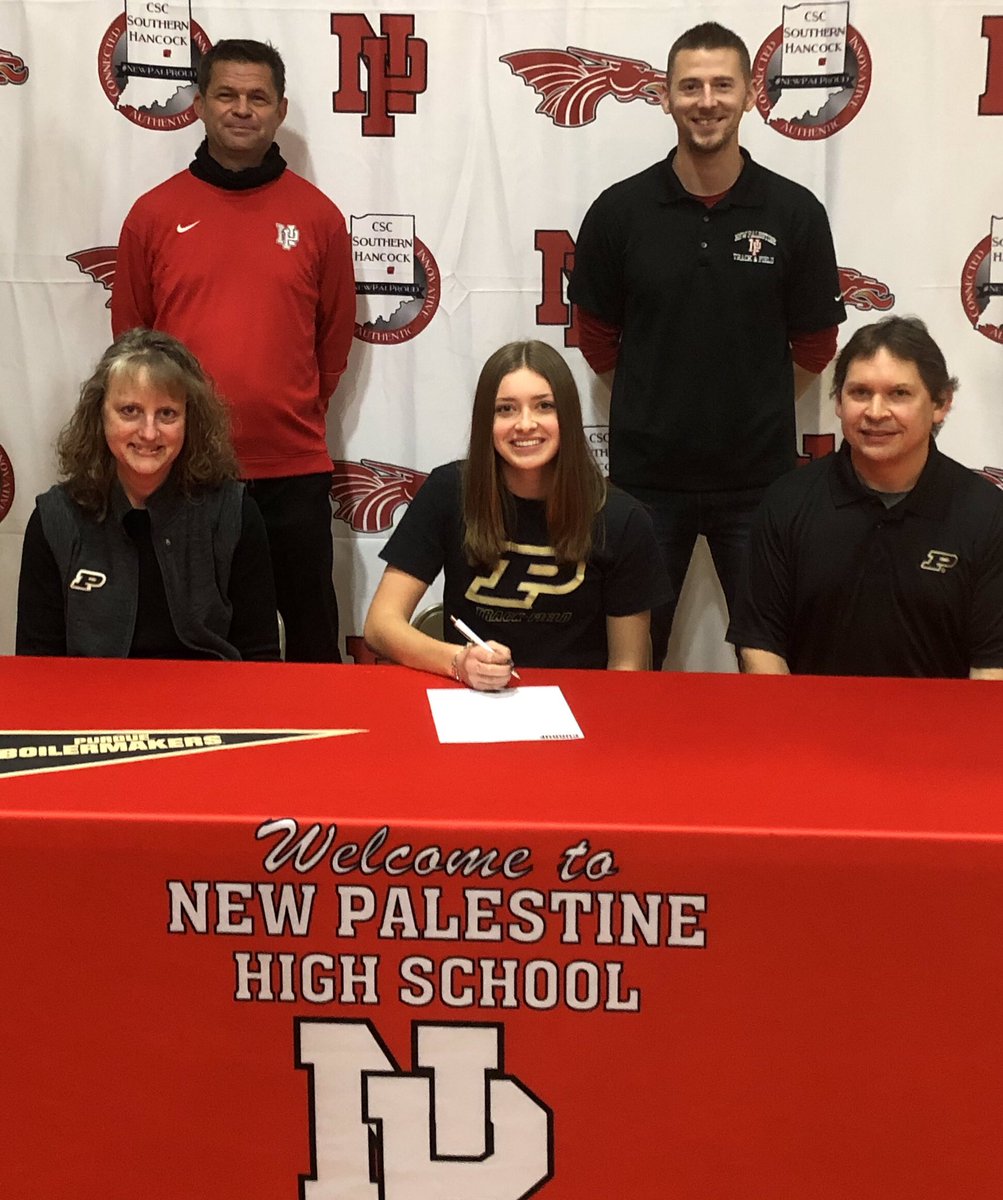 Congratulations to senior Brenna Shaw, who has signed to compete in track and cross country for <a href="/PurdueTrackXC/">Purdue Track & Field / Cross Country</a>