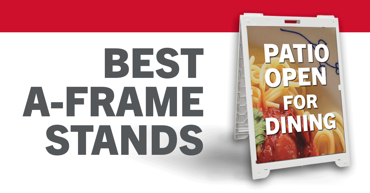 kellyspicers's tweet photo. We ranked A-Frame signs by affordability and durability to help zero in on the best fit for any given situation. Check it out: https://t.co/PLYQ8FstHP
#wideformatprinting #largeformat #signage #sandwichboard #Aframe #plasticade https://t.co/yeIfBCTYxQ