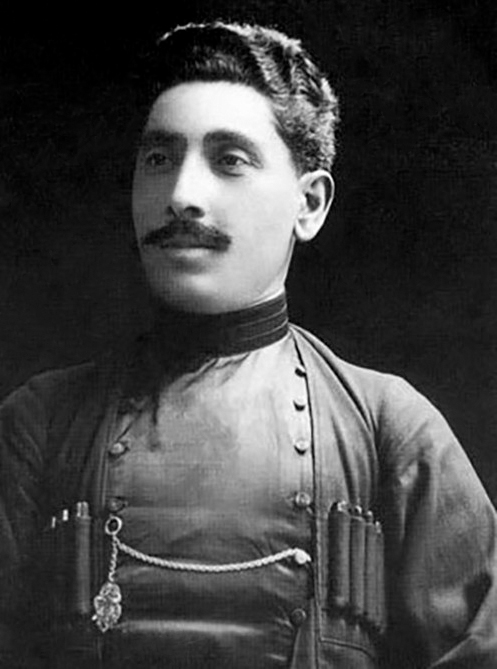 Victims of Armenian vandalism include the Museum of Bread, the Museum of History and Geography, the museum to famed tar player Gurban Pirimov (pictured), and the Art Gallery.