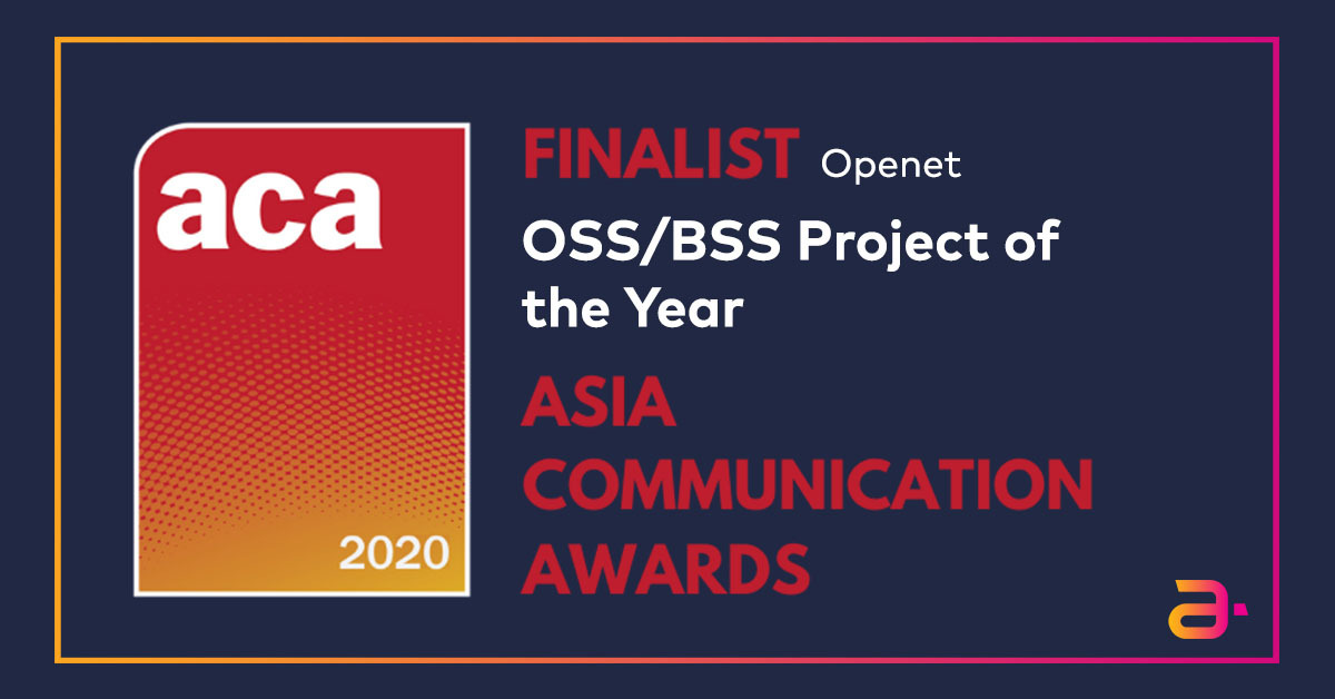 AmdocsTech's tweet photo. It’s our pleasure to share the news that Openet, an Amdocs Company, has been shortlisted for the Asia Communication Awards in the OSS/BSS Project of the Year category. https://t.co/TmK7uJ7Pz9

#BSS #OSS #digital #digitaltransformation https://t.co/XFQO5WAwlq
