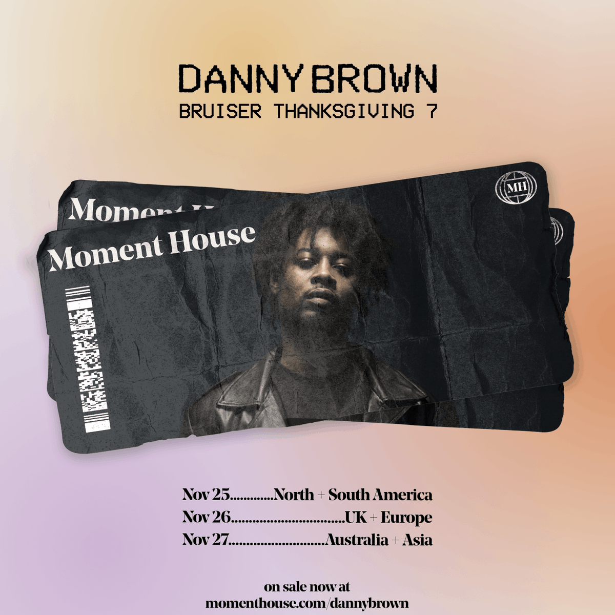 momentworld's tweet photo. .@xdannyxbrownx presents his 7th annual Bruiser Thanksgiving celebration. Tune in for a glimpse into a Detroit classic from the Eastside featuring special guests, songs from uknowhatimsayin¿ and more. Tickets on sale now. 

https://t.co/Fj8yNsG1kw https://t.co/Ph1ckGqpiQ