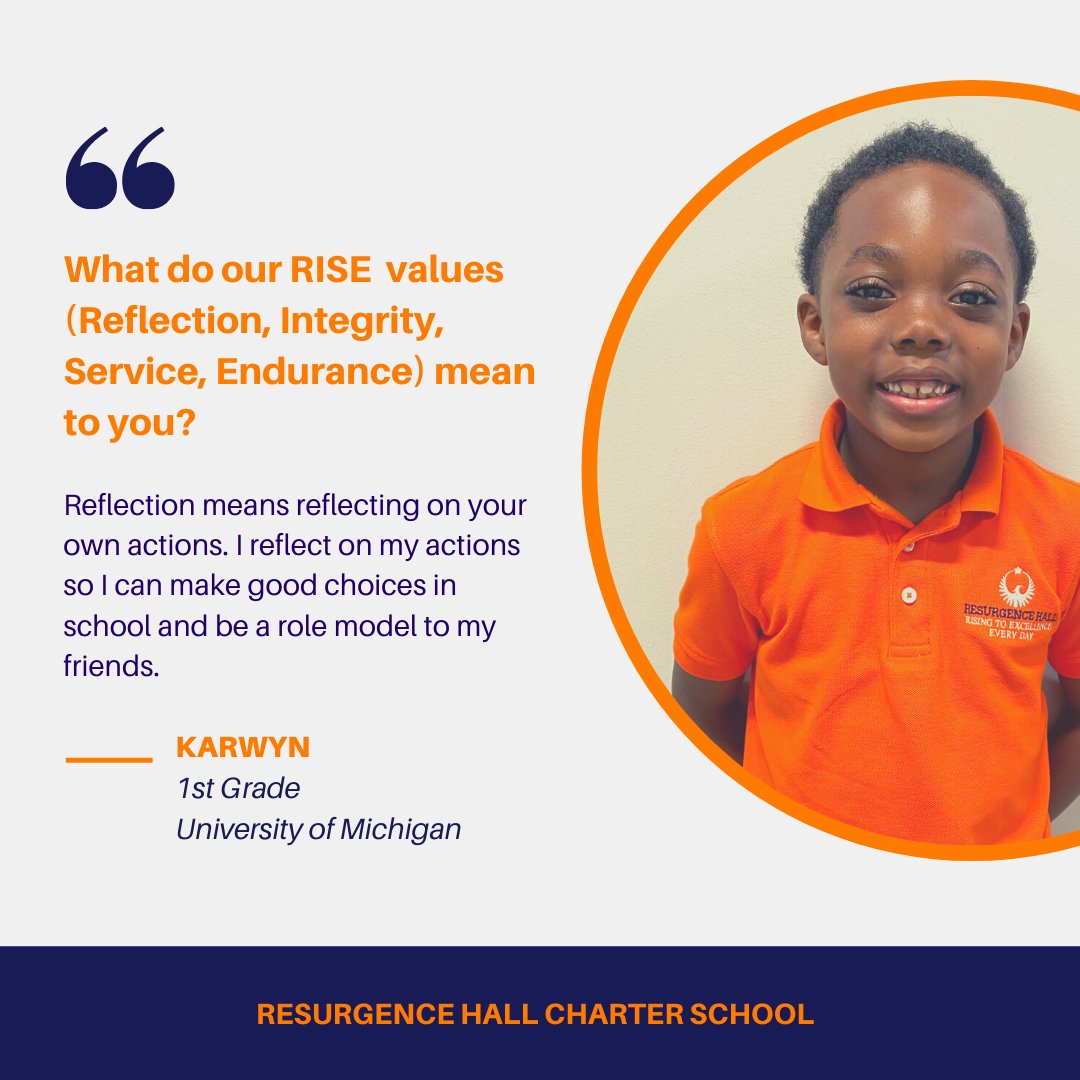 ResurgenceHall's tweet image. And you ARE a role model to each and every one of your Phoenix friends, Karwyn! Scholars, how did you show one of our RISE values this week? Please share below! 😁 #rhlife #RISEvalues