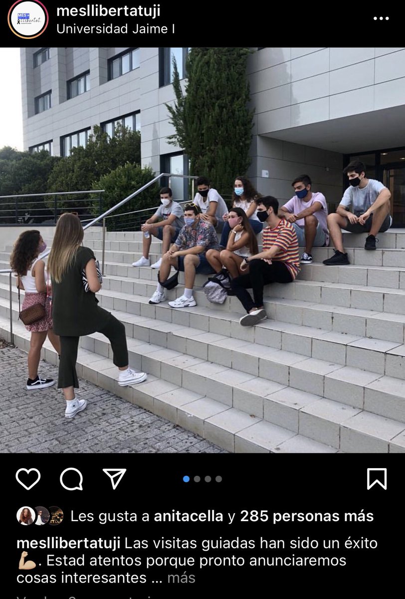 Visitas guiadas por la universidad. Todo un éxito 💪🏽

Visites guiades per la universitat. Tot un èxit.💪🏽