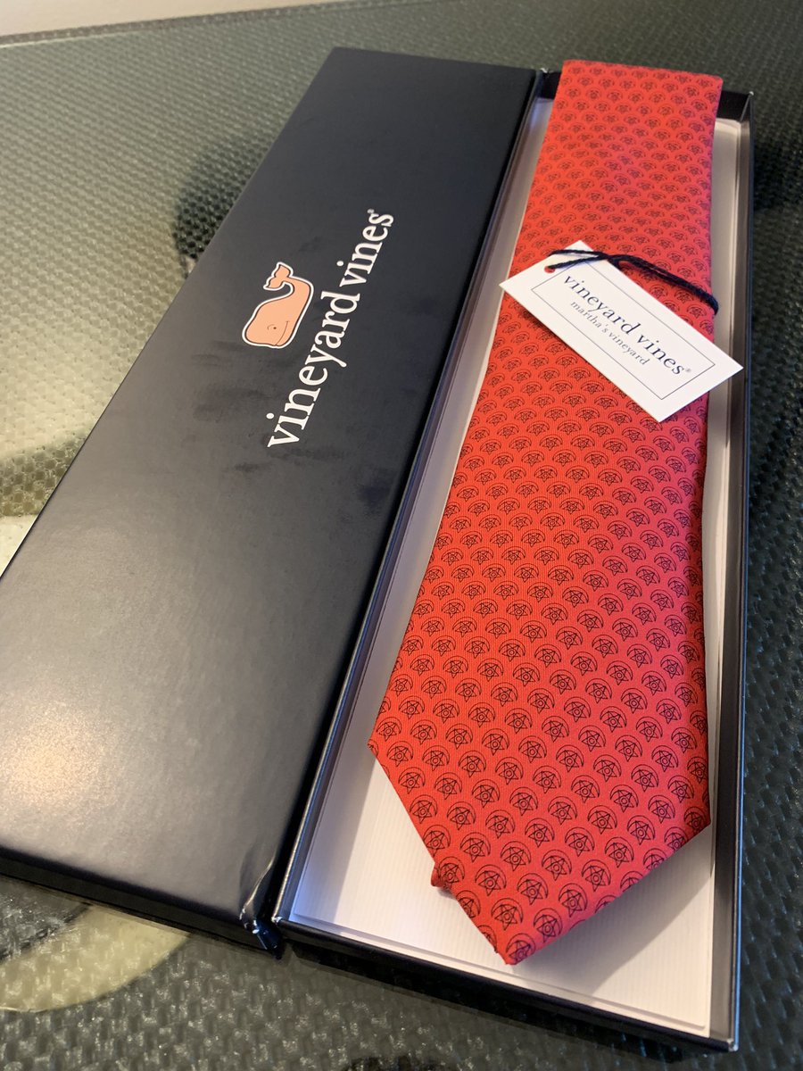 Win this custom <a href="/vineyardvines/">vineyard vines</a> Star &amp; Crescent necktie on IG, FB or Twitter. How to win on Twitter: 

1. Follow our Twitter account
2. Like and Retweet this post

(You’ll have a better chance of winning by finding this post on all 3 accounts and liking our Facebook Page)

#ONE