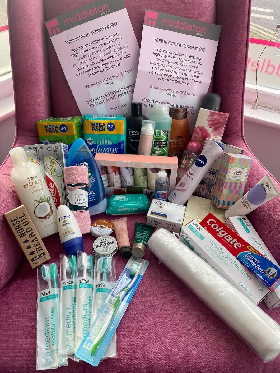 #TeamMiddleton are extremely proud of our local communities generosity...
We are still collecting toiletries for local food banks and shelters until 16th Dec, please just drop it into any of our branches

#community #trusted #estateagents #shoreham #steyning #lancing #sussex