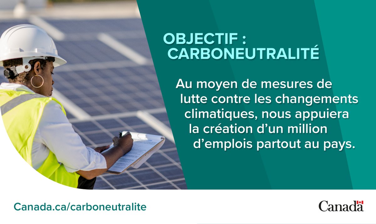 environnementca's tweet photo. Le Canada prend des mesures historiques pour lutter contre les #ChangementsClimatiques. La Loi canadienne sur la responsabilité en matière de carboneutralité annoncée aujourd’hui mènera à la carboneutralité d’ici 2050. #NetZéro
https://t.co/XZtgOKRRGj https://t.co/ne0E4AHjOh