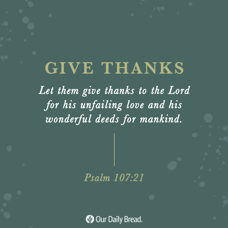 ourdailybread's tweet photo. What are you giving the Lord thanks for? Tell us in the comments. #ThankfulThursday https://t.co/E2FLoan4UE