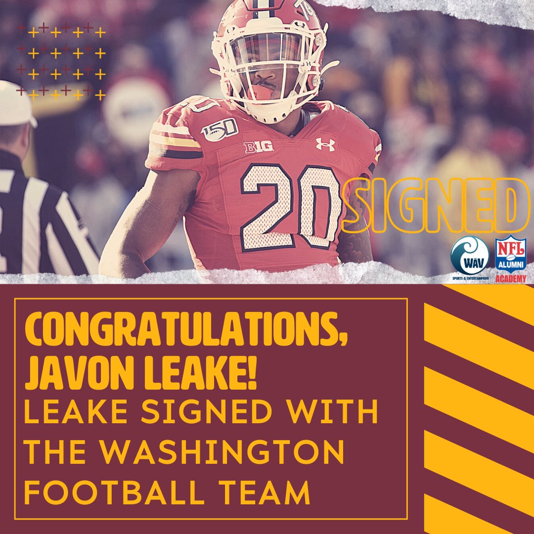 Congratulations to <a href="/ny_king20/">JLeake</a>, the newest member of @WashingtonNFL!! #RiveraStrong