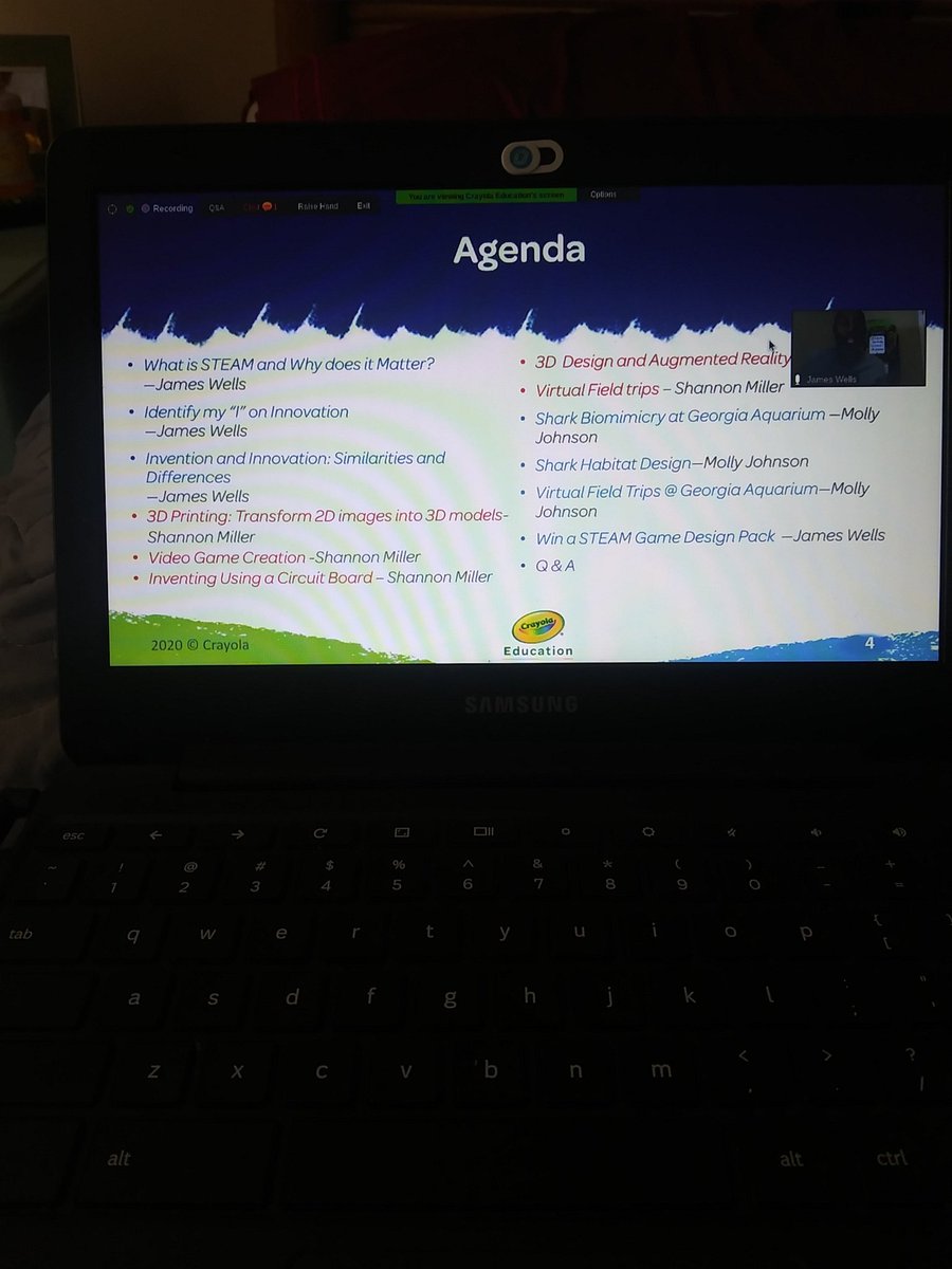AmberNo43440214's tweet image. Still learning. Webinar with @Crayola @GeorgiaAquarium and @shannonmmiller . STEAM education and why it&apos;s important. #simplyexceptionalschool #bettertogetherhenry #expectexceptional