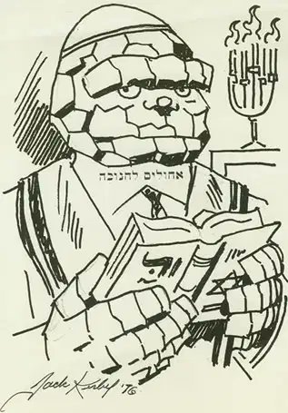 Now the thing has more major events but well now be skipping around, after the 90's the thing most major story was him coming out as Jewish, it was always a fan theory and Jack Kirby might have added that in drawing him like that at one point but vol 2 56 confirmed it.