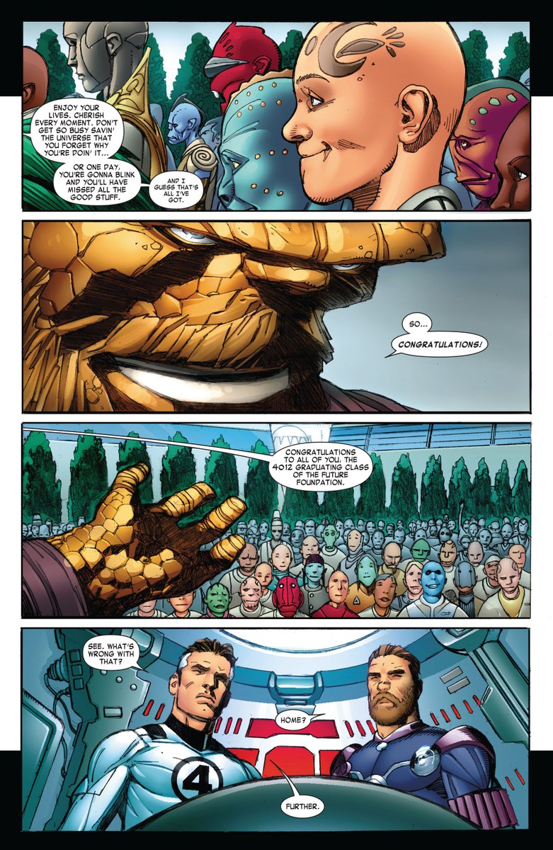 During Hickman's run is was revealed that he never ages, during the run he also gets a cure, making him be able to become normal for a little while, and he will outlive all his friends, the only one he won't is Franklin.