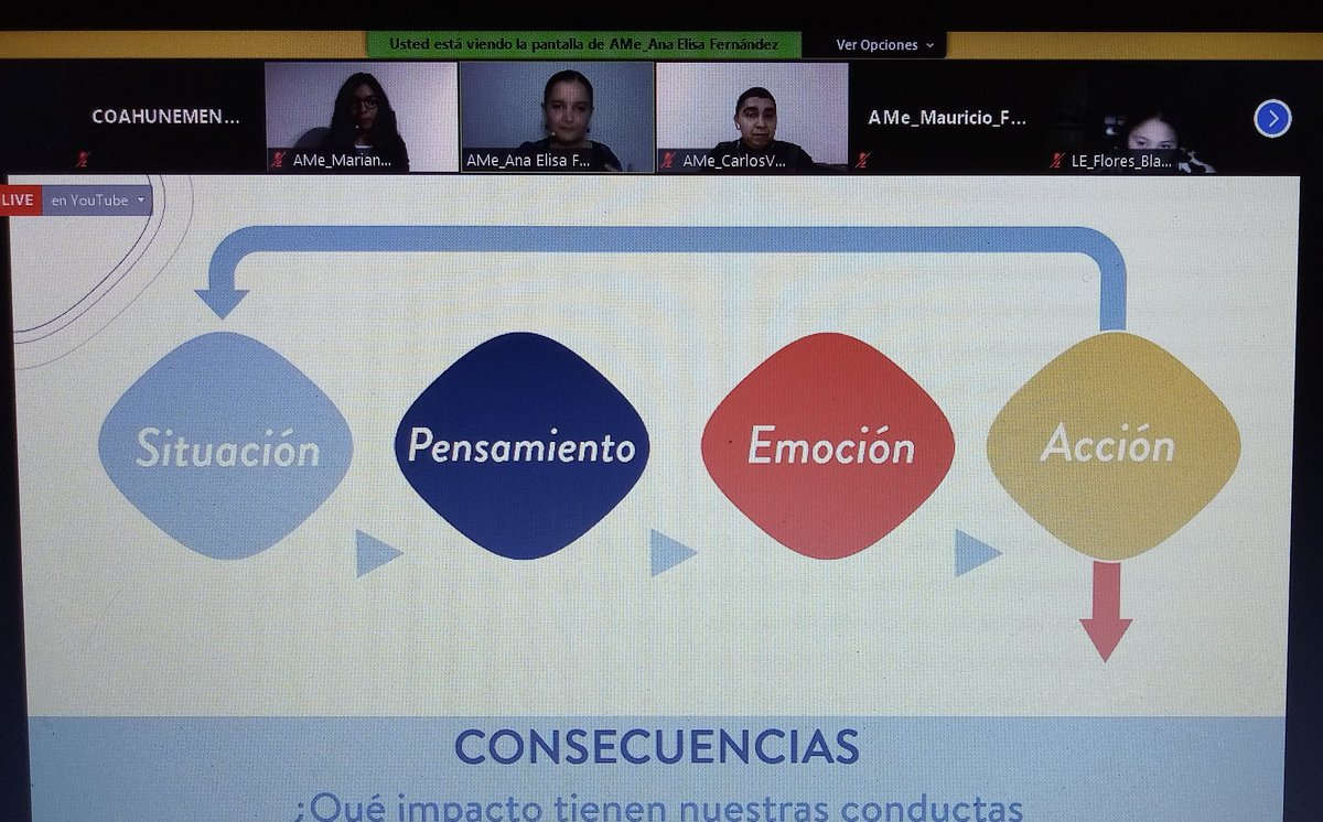 RositaCapa's tweet photo. Sesión 4. Taller de Stress Toolbox.
Ponentes: Mariana Gil.  Ana Elisa Fernández.
@CapasCoahuila @CONADICmx @ceca_coahuila @SSalud_mx @Psiquiatria_SAP @zabicky @psiquijada @Jorgolvera @D_Videgaray @drabores @DraEvalinda https://t.co/gwO22kP6Om