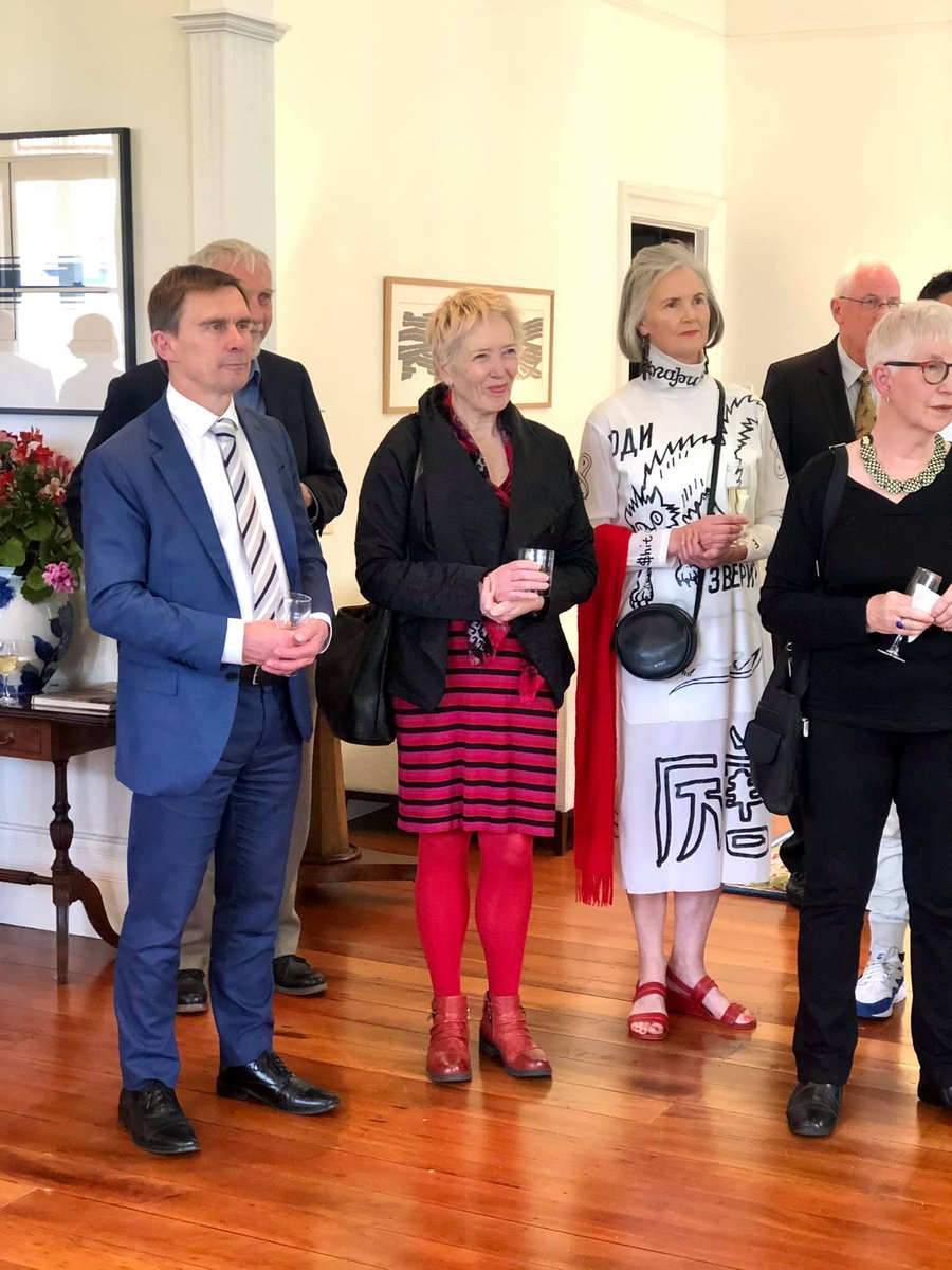 AmbafranceNZ's tweet photo. 🎼Yesterday at the French residence in Wellington, we celebrated the release of the new cello concerto album of 🇳🇿 composer #GarethFarr featuring 🇫🇷cellist #SébastienHurtaud & #nzsymphonyorchestra! 🇳🇿🥂🇫🇷 https://t.co/CQkankvh8G