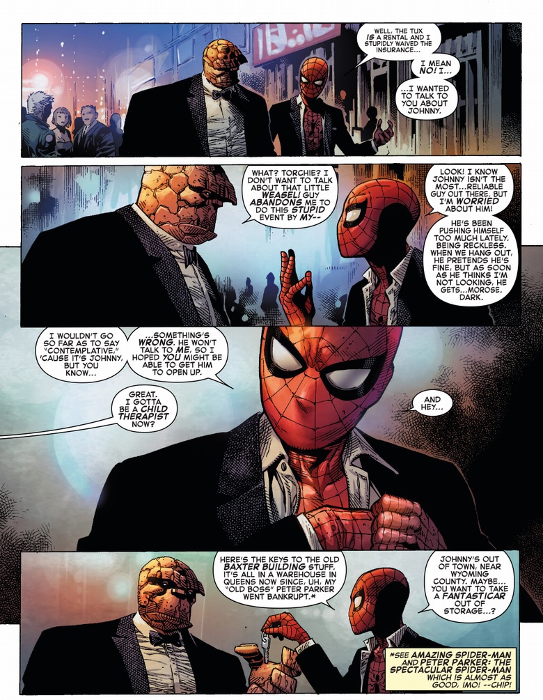 There are other modern thing stories, for one he might the guy who helped create Doom...might. But the Thing is still around, not even the FF embargo could keep him down. He found his family again.