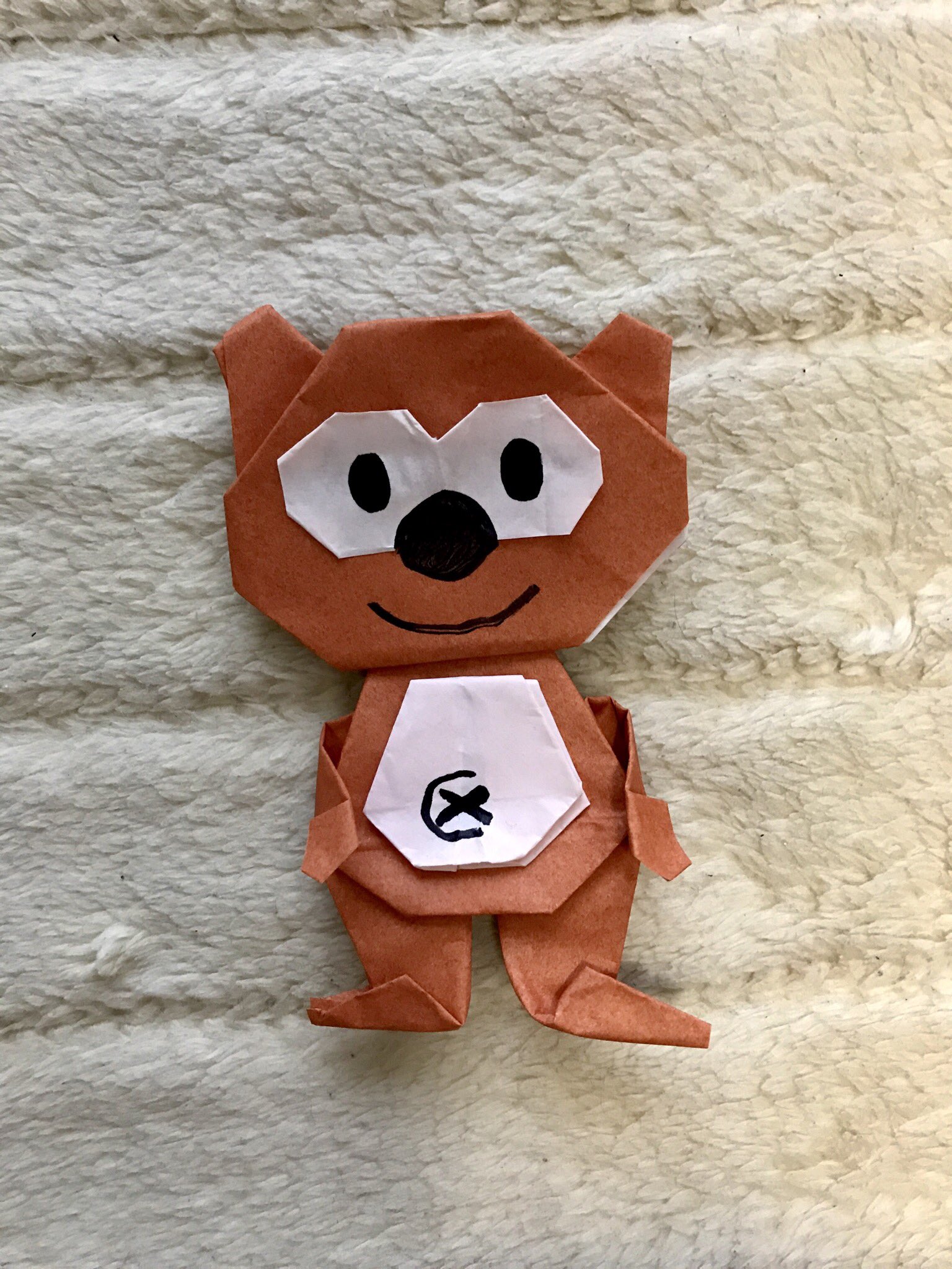 Twitter 上的 いもあん ポンタカードなどのキャラクターを務めるポンタ 息子の担任の好きなキャラクターが ポンタ だったのでプレゼントするために作った 上手に出来たじゃん 可愛い けど 渡した時の先生は お おぉ だけ 反応薄っ ポンタ ぽんた