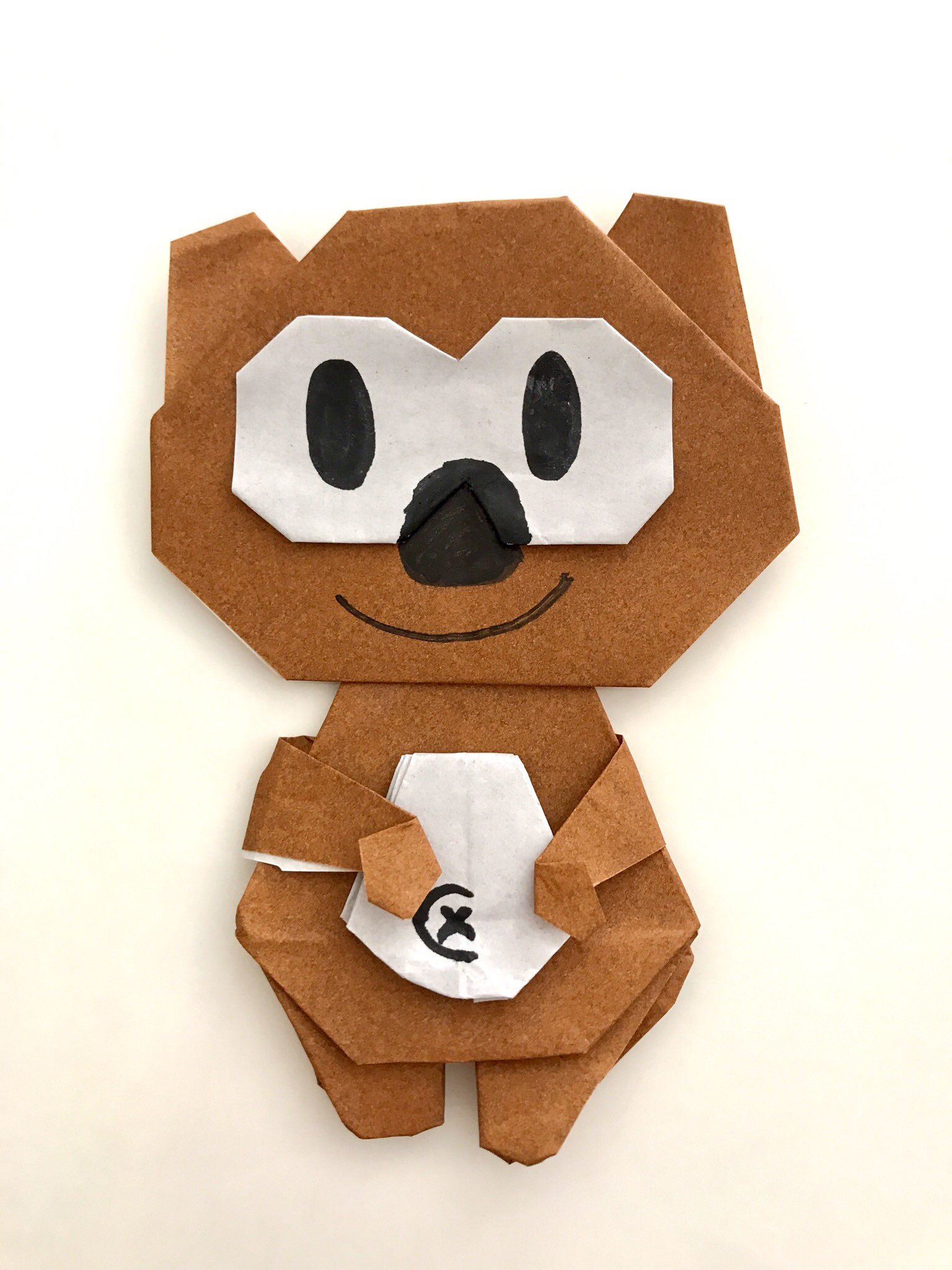 いもあん ポンタカードなどのキャラクターを務めるポンタ 息子の担任の好きなキャラクターが ポンタ だったのでプレゼントするために作った 上手に出来たじゃん 可愛い けど 渡した時の先生は お おぉ だけ 反応薄っ ポンタ ぽんた