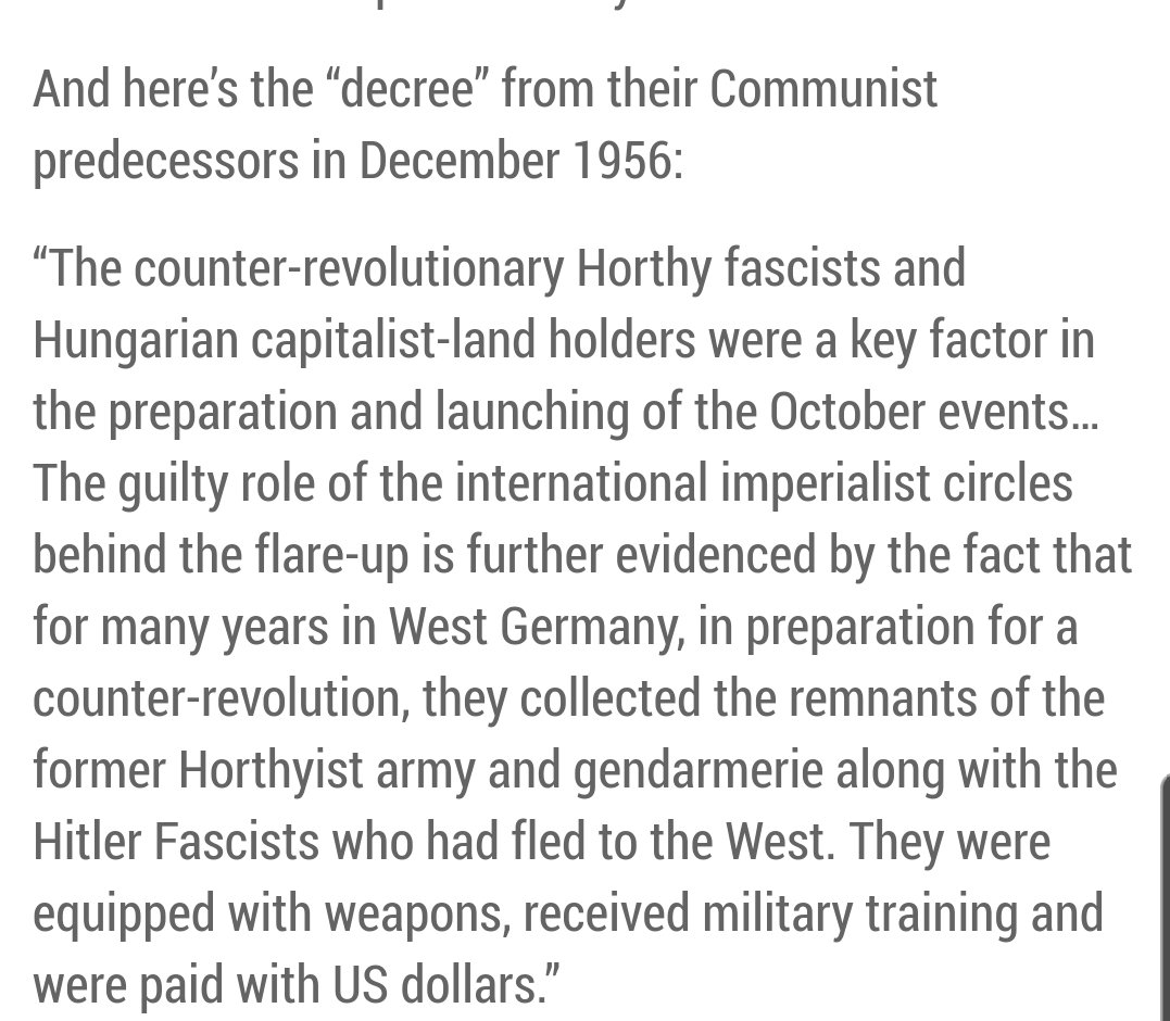This was the statement by a newspaper of the Hungarian Communist party in 1956.