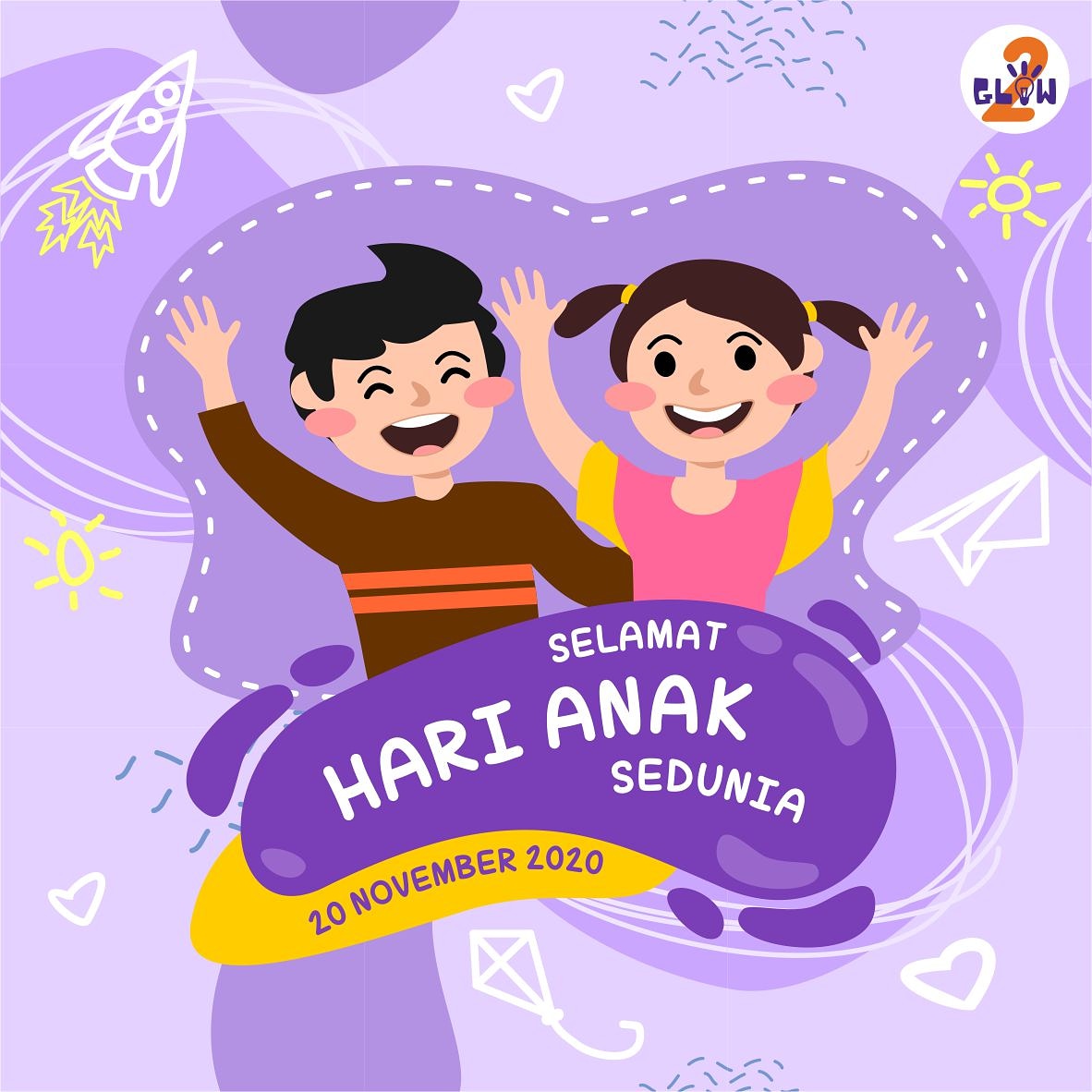 Semua anak di dunia merasakan dampak pandemi. Mereka tak bebas bermain maupun belajar.

Mari kita jadikan rumah kita ramah anak.

Agar mereka nyaman dan aman dalam tumbuh kembangnya.

Selamat Hari Anak Sedunia 2020 !

#tunasglobal #tuglo #sekolahmenyenangkan #ChildrensDay #UNICEF