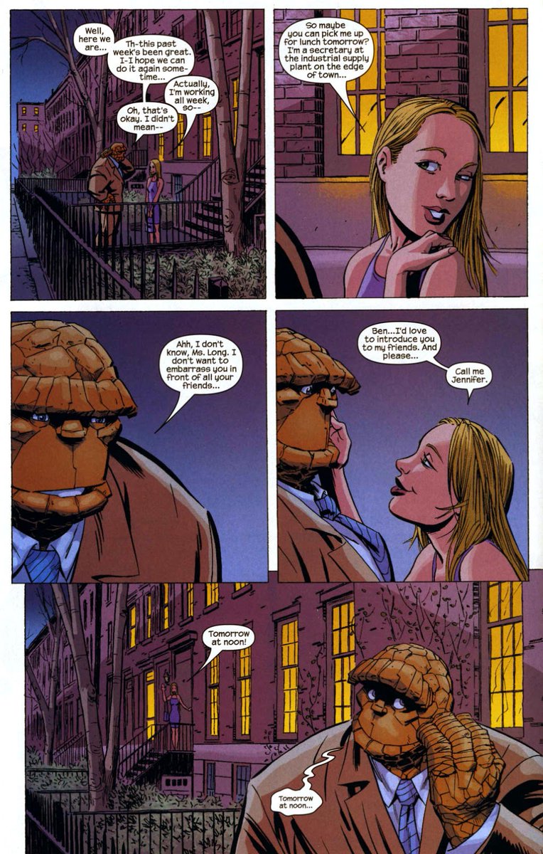 The Thing meets a girl named Jennifer and it's look like something might work out, look at Ben finally having his chance at Happiness!